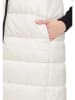 AMBER & JUNE Doorgestikte bodywarmer crème