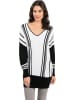 WITT WEIDEN Pullover in Schwarz/ Weiß