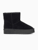 Gooce Leder-Winterboots "Thimble" in Schwarz