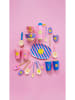 Rice 2er-Set: Teigschaber in Blau/ Rosa - (L)23 cm