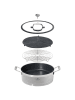 Chef Cuisine 2-częściowy zestaw w kolorze srebrnym - Ø 28 cm