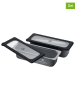 Chef Cuisine 2er-Set: Vorratsbehälter in Silber - (B)26 x (H)6,9 x (T)10 cm