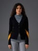 Rodier Wollcardigan in Schwarz/ Gelb