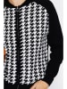ASSUILI Cardigan in Schwarz/ Weiß