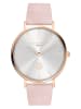 Liebeskind Quarzuhr in Rosa/ Roségold/ Silber