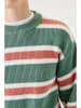 Garcia Sweter w kolorze zielonym ze wzorem