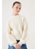 Garcia Sweter w kolorze kremowym