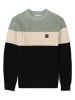 Garcia Sweter w kolorze czarno-beżowo-zielonym