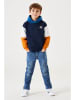 Garcia Hoodie donkerblauw/wit/oranje