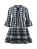 happy girls by Eisend Jurk donkerblauw/wit