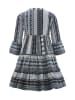 happy girls by Eisend Jurk donkerblauw/wit