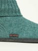kitz-pichler Hüttenschuhe "Oetz" in Dunkelgrün