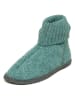 kitz-pichler Hüttenschuhe "Oetz" in Dunkelgrün