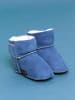kitz-pichler Lammfell-Stiefel in Blau