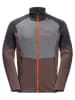 Jack Wolfskin Fleecejacke "Marienberg" in Braun/ Grau