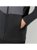 Jack Wolfskin Kurtka polarowa "Marienberg" w kolorze antracytowo-czarnym