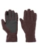 Jack Wolfskin Rękawiczki polarowe "High Curl" w kolorze bordowym