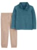 carter's 2-delige outfit blauw/beige