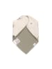 Lässig 2er-Set: Dreieckstücher "Bandana" in Creme/ Anthrazit