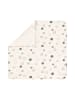 Lässig Musselin-Decke "Circles" in Creme - (L)80 x (B)80 cm - (L)80 x (B)80 cm