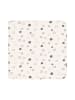 Lässig Musselin-Decke "Circles" in Creme - (L)80 x (B)80 cm - (L)80 x (B)80 cm