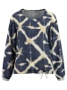 KEY LARGO Blouse "Java" donkerblauw/geel