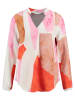 KEY LARGO Bluse in Rosa/ Orange/ Weiß