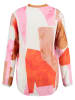 KEY LARGO Bluse in Rosa/ Orange/ Weiß