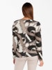 KEY LARGO Longsleeve "Elegance" beige/zwart