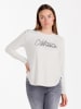 KEY LARGO Longsleeve "Los Angeles" in Weiß
