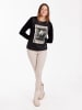 KEY LARGO Longsleeve "Sporty" in Schwarz