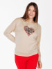 KEY LARGO Bluza "Hunted" w kolorze beżowym
