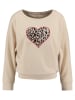 KEY LARGO Sweatshirt "Hunted" in Beige