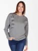 KEY LARGO Sweatshirt "Observe" in Grau