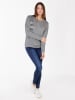 KEY LARGO Sweatshirt "Observe" in Grau