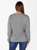 KEY LARGO Sweatshirt "Observe" in Grau