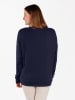 KEY LARGO Sweatshirt "Observe" donkerblauw