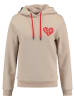 KEY LARGO Hoodie "Peace" in Beige