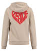 KEY LARGO Hoodie "Peace" in Beige