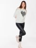 KEY LARGO Sweatshirt "Need" in Weiß