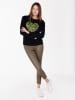 KEY LARGO Sweatshirt "Need" in Schwarz