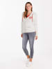 KEY LARGO Sweatjacke "Sweet Apple" in Weiß