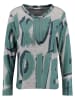 KEY LARGO Longsleeve "Luxury" grijs/groen