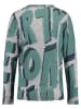 KEY LARGO Longsleeve "Luxury" grijs/groen