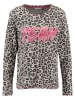 KEY LARGO Longsleeve "Hello" taupe/antraciet