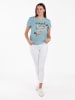KEY LARGO Shirt "Sunset" lichtblauw