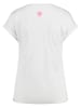KEY LARGO Shirt "Careful" in Weiß