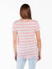 KEY LARGO Shirt "Delta" in Rosa/ Weiß