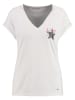KEY LARGO Shirt "Star" in Weiß