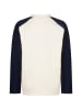 Vingino Longsleeve "300" in Weiß/ Dunkelblau